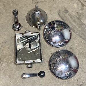 Lot of Vintage Chrome Parts Industrial Found Object Art Parts Project