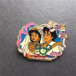 OLD LE Disney pin Wedding Bride Jasmine & Aladdin Celebrate Future Hand in Hand - Picture 1 of 1