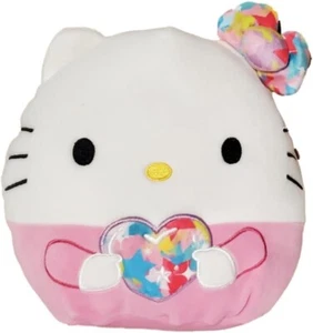 NEW 2025 Squishmallows Hello Kitty Colorful Bow Star Heart Stuffed Plush 8" Toy - Picture 1 of 5