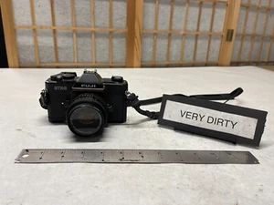 Fuji STX-2 35mm Film Camera with X-Fujinon 50mm f/1.9 FM Lens ~Parts Not Working - Picture 1 of 7