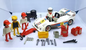 Playmobil Geobra System Serie 3520 Racecar / Rennwagen Set 1979 - Imagen 1 de 9