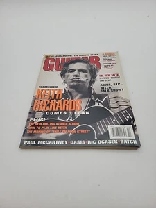 GUITAR WORLD MAGAZINE OCTOBER 1997 KEITH RICHARDS includes double sided poster - Picture 1 of 4
