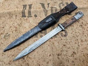 WW2 ORIGINAL ALEMÁN MAUSER 98k BAYO 42 asw 43 asw Horster HALLAZGO DE GRANERO de KURLAND - Imagen 1 de 17