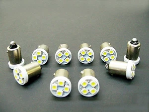 10 Chevy BRIGHT White 12V LED Instrument Panel BA9S 1815 Light Bulbs 1895 - Picture 1 of 6