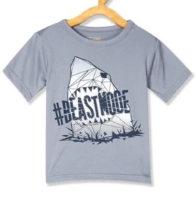Kinder Place Sport Jungen Activewear Hai #Beastmode T-Shirt Größe 18-24 Monate - Bild 1 von 1