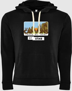 IRONMAN Canyons Endurance Runs by UTMB Fleece Hoodie Black Sz. M NEW - Picture 1 of 3