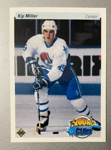 Kip MILLER 1990-91 Upper Deck Young Guns #522 Quebec Nordiques