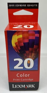 Genuine Lexmark 2005 # 20 Color Print Cartridge 15M0120 - Sealed Package - Picture 1 of 4