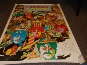 The Beatles Yellow Submarine Poster, approx. 28"x39" - Picture 1 of 1