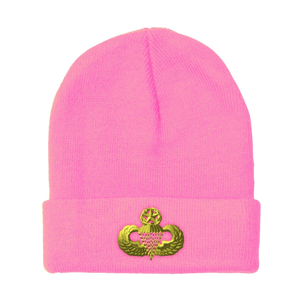 Gorros para Hombre Maestro Paracaidista Bordado Invierno Sombreros Mujeres Gorra Calavera Talla 1 Foto 1 de 1