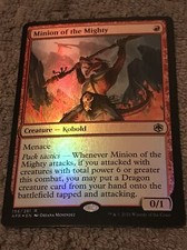 Foil Minion of the Mighty D&D Adventures in the Forgotten Realms MTG