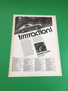 PORSCHE 911 SEMPERIT TIRES VINTAGE ORIGINAL PRINT AD ADVERTISEMENT PRINTED - Picture 1 of 1
