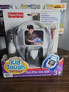 Fisher Price Kid Tough On the Go Set Headphones Adaptors Cables Car Kit Only - Picture 1 of 4