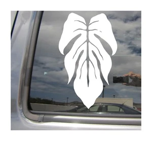 Monstera Deliciosa Leaf Swiss Cheese Plant Hawaii Car Vinyl Decal Sticker 05076 - Bild 1 von 2