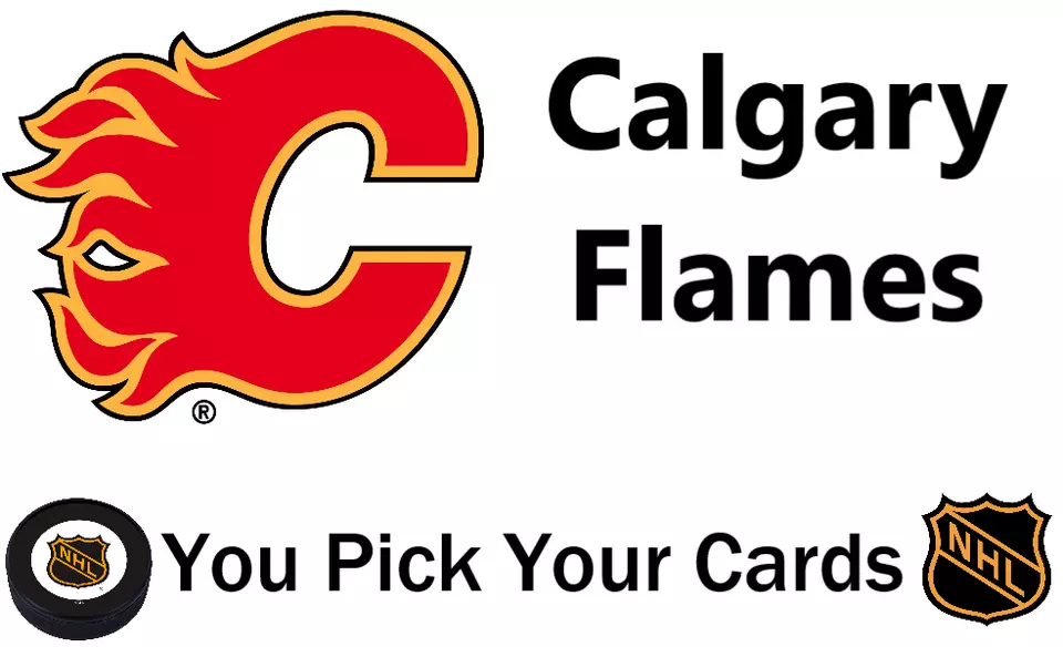 You Pick Your Cards - Calgary Flames Team - NHL Hockey Card Selection B - Image 1 of 1