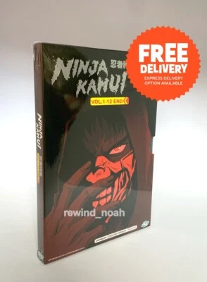 DVD Anime Ninja Kamui Complete Series (Vol. 1-12 End) English Dubbed Free Ship Foto 1 de 4