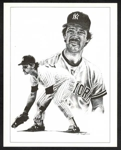 Yankees de Nueva York 1987 Don Mattingly 8x10 Estampado Hersh, Patrocinador Desconocido - Imagen 1 de 1