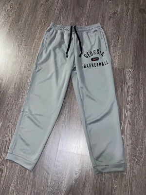 Mens Nike UGA Georgia Bulldogs Basketball Team Issue Player Pants L DB5126 - Image 1 of 4