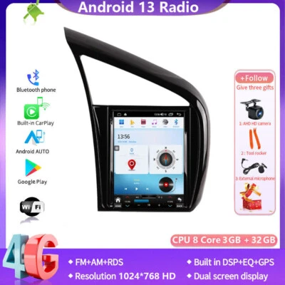 Radio estéreo de coche de 9,7" para Audi R8 2007-2014 navegación GPS reproductor multimedia Foto 1 de 4