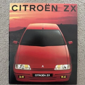 Citroen ZX Car Brochure - October 1991 - Picture 1 of 6