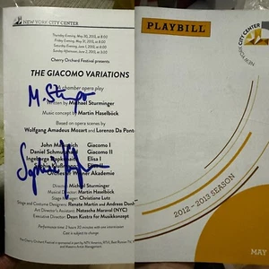 Michael Sturminger & Sophie Klubmann Signed John Malkovich’ Giacomo Variations - Picture 1 of 7