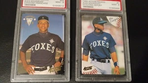 (2) 1994 ACTION PACK ALEX RODRIGUEZ RC Rookie PSA MINT 9 LOT - Bild 1 von 3