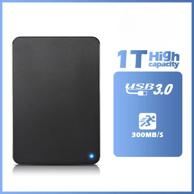 Portable External 1TB 750GB High Speed USB 3.0 Game External HDD Decives For PC - Image 1 of 4