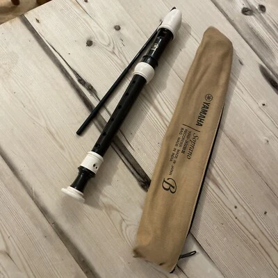 Vintage Yamaha Soprano YRS -302B IIl Recorder Baroque with Original Case 3 Piece - Image 1 of 4