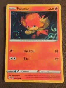 pansear pokemon card - Picture 1 of 10