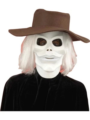 Máscara de hoja maestra de marionetas y accesorio de disfraz de sombrero Foto 1 de 2