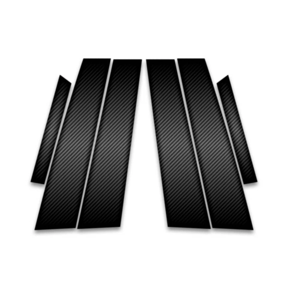 6pc Carbon Fiber Pillar Post Trim fits 2006-2011 Mercury Milan Foto 1 de 1