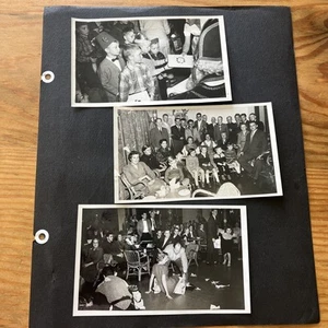Holland American Line Cruise SS Maasdam St Nikolas Cruise Goers 1958 B&W Photos - Picture 1 of 6