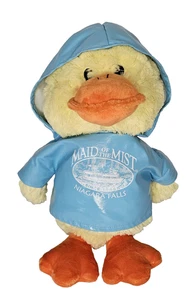 MAID OF THE MIST Pato Felpa Impermeable Cataratas del Niágara Juguete de Peluche Ronroneo-fección MJC - Imagen 1 de 12