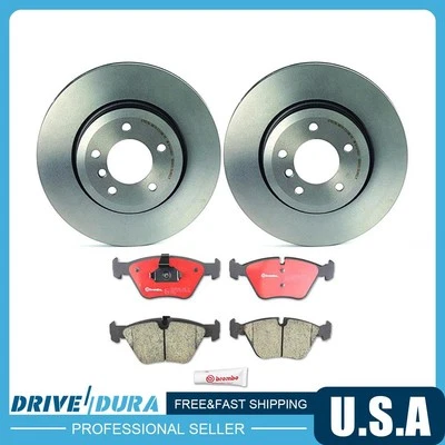 Pastilhas de freio de cerâmica rotores de freio a disco dianteiro BMW 330Ci 2001-2006 - Imagem 1 de 4