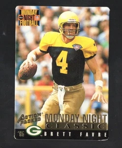 Brett Favre 1995 MONDAY NIGHT FOOTBALL ACTION PACKED MONDAY NIGHT CLASSIC #109 - Picture 1 of 3