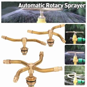 Rotating Lawn Irrigation Watering Spray Garden Sprinklers Automatic Watering - Picture 1 of 10