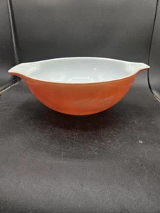 VTG. Pyrex Glass 4 QT. Bowl Autumn Harvest Pattern - Picture 1 of 9