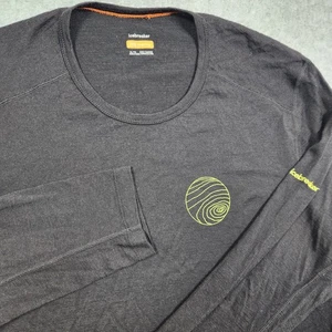 Icebreaker Shirt Herren XL schwarz 200 Merinowolle Zone Pullover Base Layer - Bild 1 von 11