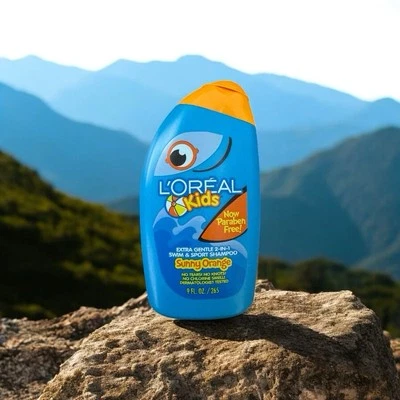 LOreal Kids Sunny Orange Extra Gentle 2 in 1 Swim Sport Shampoo 9 fl oz NEW!! - Image 1 of 2