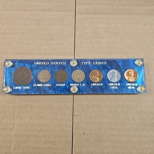 US Type Cents 7 Coins - Picture 1 of 2