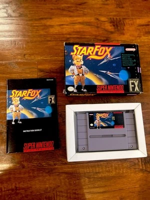 Star Fox Super Nintendo SNES Authentic Tested And Working CIB - Image 1 of 2