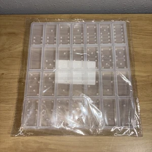 Dominos Stampo in silicone per artigianato (caramelle, cera, resina ecc.) - Foto 1 di 3