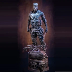 The Punisher 1/8 1/6 1/4 3D Print Figure Model Kit Unpainted Unassembled GK - Picture 1 of 8