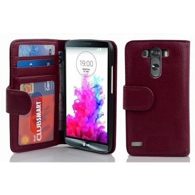 Custodia per LG G3 Portafoglio Cover Carte Magnetica Case - Immagine 1 di 4