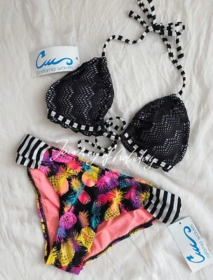 Women Swimming Suits Two Piece Bikini Set for Women Colorful Size S - Image 1 of 4