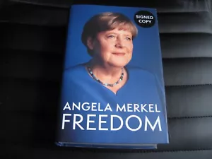 ANGELA MERKEL SIGNED - FREEDOM - LIMITED FIRST UK EDITION GERMANY CHANCELLOR NEW - Picture 1 of 15