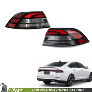 Pair Rear Outer LED Tail Light Lamp Set Left & Right For 2023-2024 Honda Accord - Picture 1 of 9