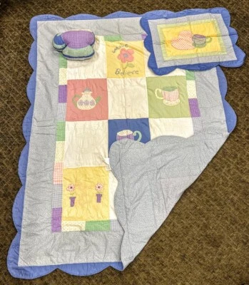 Edredón doble Make Believe Little Girls con farsa y almohada a juego-63"x83" Foto 1 de 3