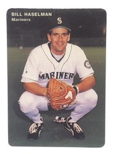 Bill Haselman 1994 Mother's Cookies #20 Seattle Mariners MLB Baseball Card