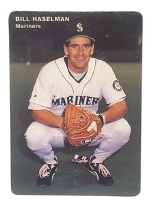 Bill Haselman 1994 Mother's Cookies #20 Seattle Mariners MLB Baseball Card